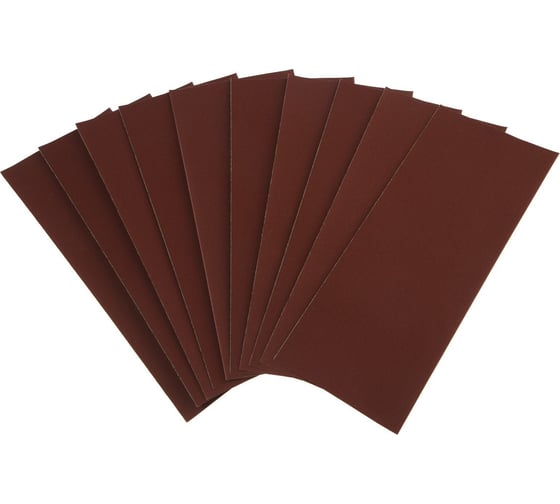 Изображение товара Шкурка шлифовальная в листах на бумажной основе, водостойкая 115x280 мм, Р2000, 10 шт ТУНДРА 7508100