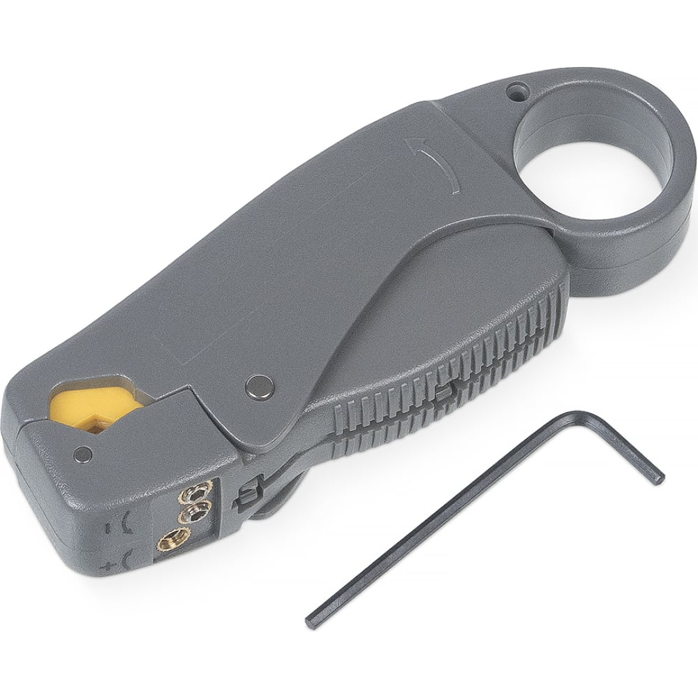 Инструмент для зачистки коаксиального кабеля RG-58/59/62/6 Cabeus инструмент для зачистки и разделки витой пары 110 тип cabeus