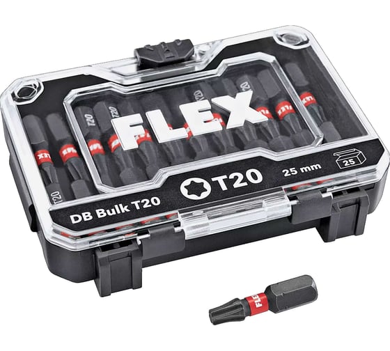 Изображение товара Набор бит DB Bulk 25 шт, T20 FLEX 530490