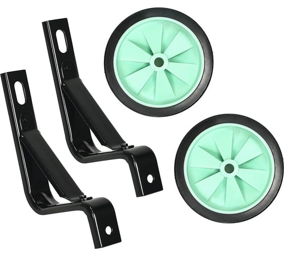 Изображение товара Тренировочные приставные колеса Juchuang W118 16" YS-7826 пластик, пурпурный PINK, без болтов крепления HQ-0005526