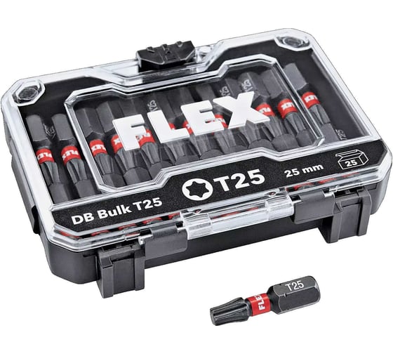 Изображение товара Набор бит DB Bulk 25 шт, T25 FLEX 530491
