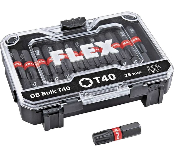 Изображение товара Набор бит DB Bulk 25 шт, T40 FLEX 530493