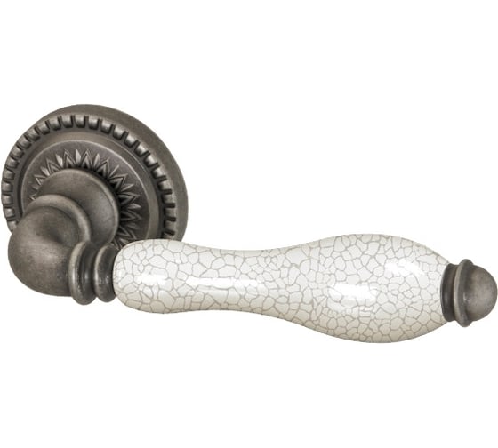 Изображение товара Раздельная ручка ARMADILLO R.CL55.Silvia (Silvia CL1) AS/СRP-109 античное серебро/кракелюр 33745