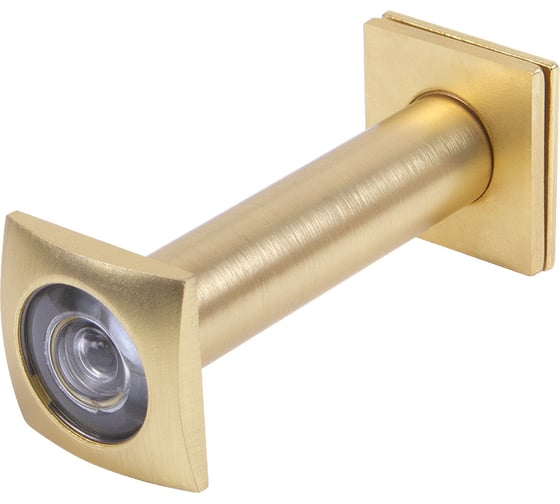 Изображение товара Дверной глазок FUARO оптика пластик DV-Q 4/130-70/Z (VIEWER 4 DVQ) SSG сатинированное золото 46491