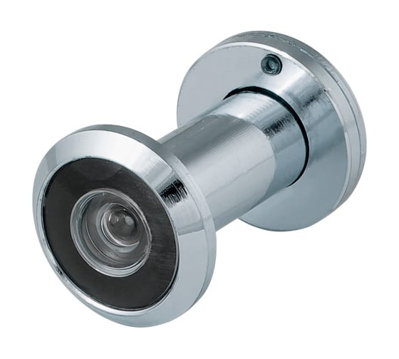 Изображение товара Дверной глазок Fuaro оптика пластик DV 1/60-35/S (VIEWER 1 DVS) CP хром 37709