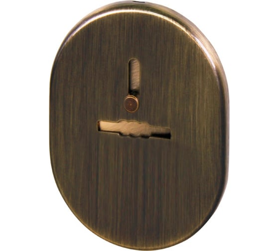 Изображение товара Накладка на сувальдный замок FUARO (ESC 476) с шторкой AB зелёная бронза ESC.S-lift.SF/OV.476 27949