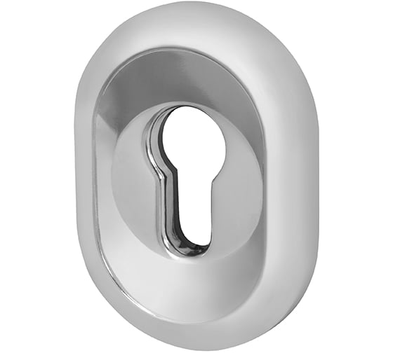 Изображение товара Накладка на цилиндр FUARO (ESC-12C) CP хром, 1 шт. ESC.C/CRE/OV.12 37481