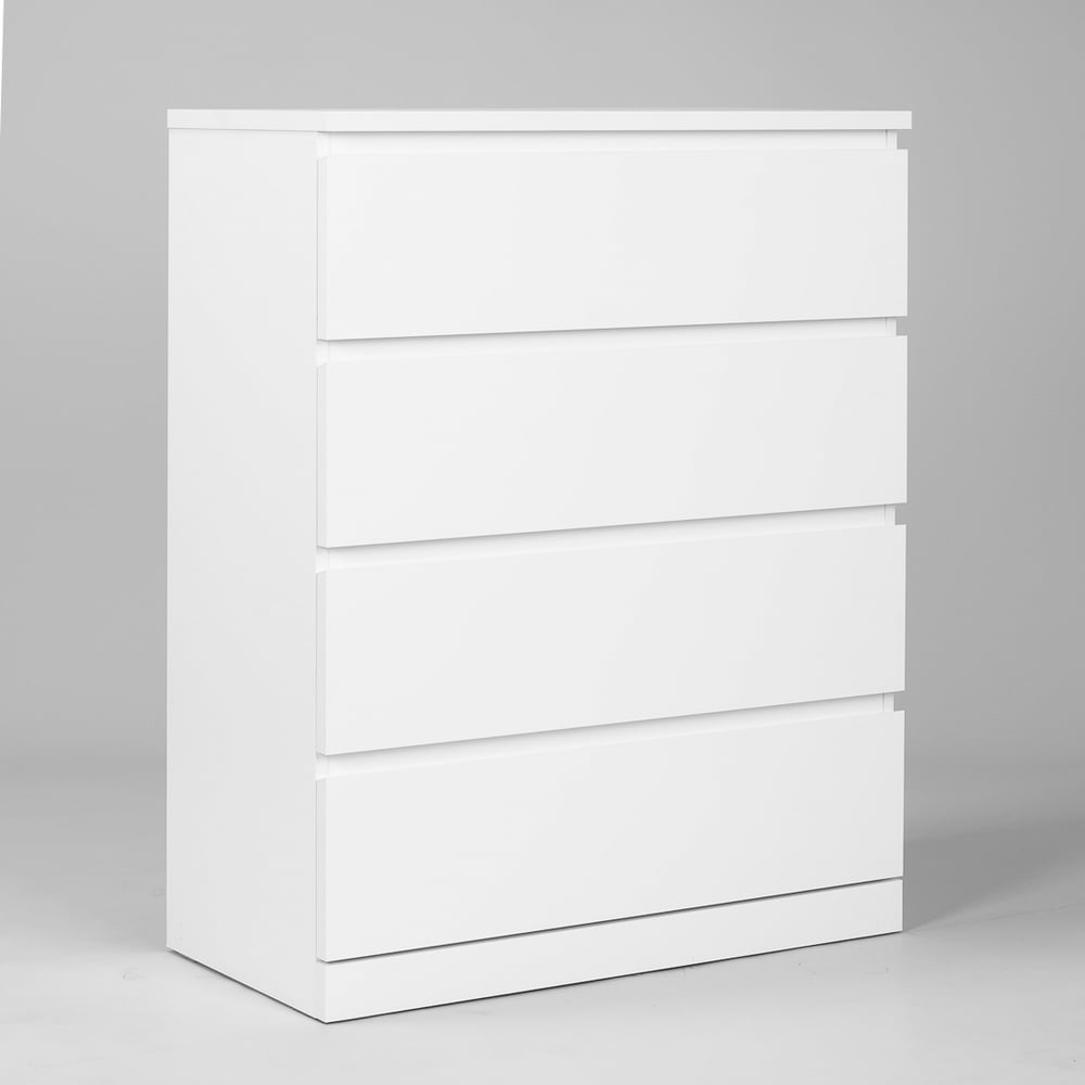 Изображение товара Комод Гуд ЛАКК Варма с 4 ящиками, белый, 80x100x40 см