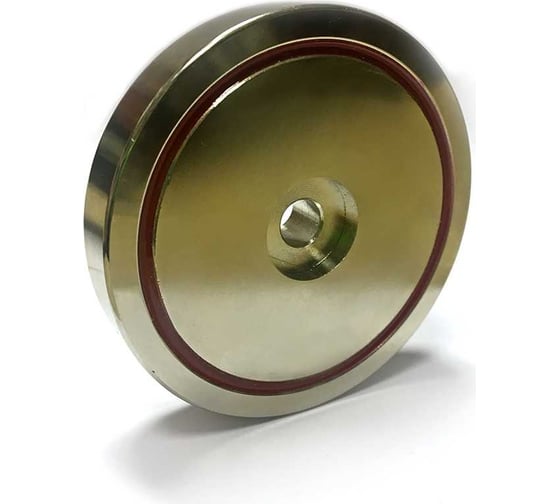 Изображение товара Магнитное крепление с отверстием Проф-Магнит В75, сцепление 155 кг, 1 шт. PMYP-B-75