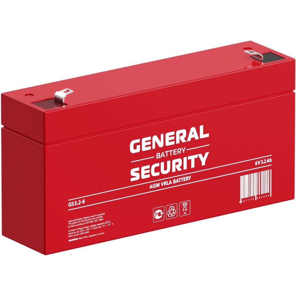 Аккумуляторная батарея General Security GS3.2-6