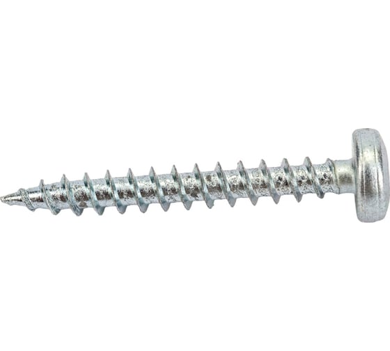 Изображение товара Универсальный шуруп ЕВРОПАРТНЕР multi, полукруглая головка, tx15, zn, 4,0x30 мм, 25 шт. Т6 1570 1