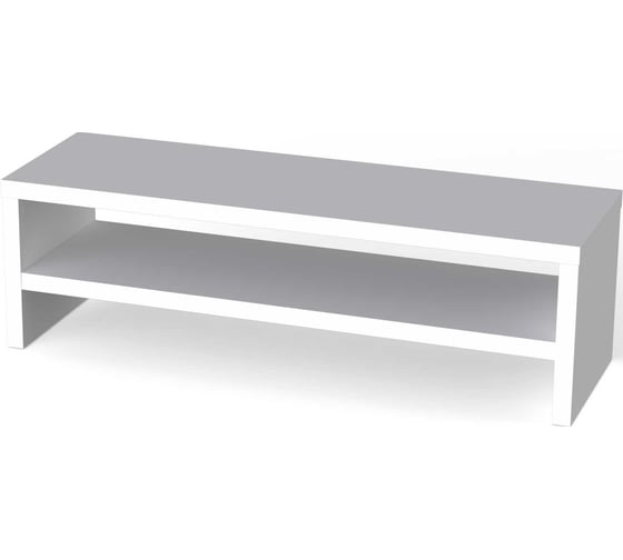 Изображение товара ТВ-тумба Гуд ЛАКК Энкель 1 полка, 120x37x38, белый S00142