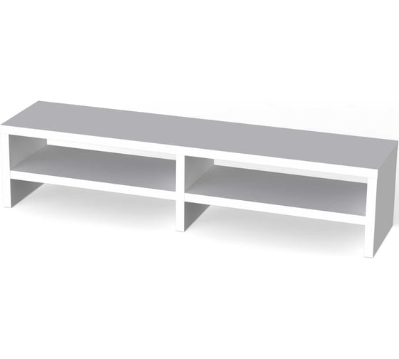 Изображение товара ТВ-тумба Гуд ЛАКК Энкель 2 полки, 160x37x38, белый S00159