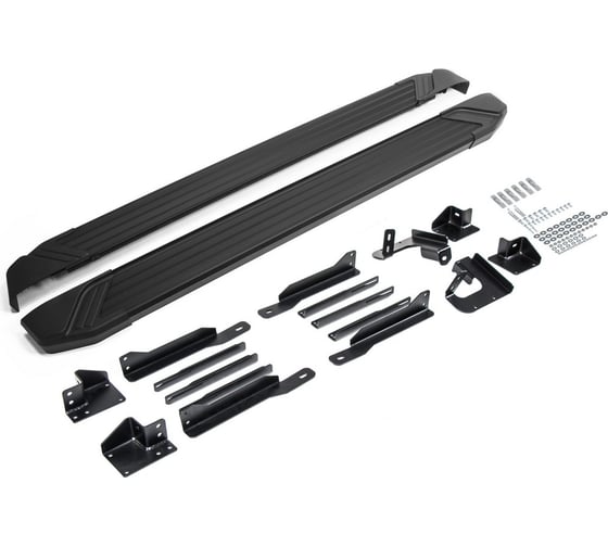 Изображение товара Пороги на авто Rival для kia sportage v/sorento iv/hyundai tucson iv/santa fe iv рест. F180ALB.2313.2