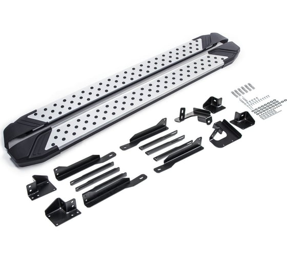 Изображение товара Пороги на авто Rival для kia sportage v/sorento iv/hyundai tucson iv/santa fe iv рест. D180AL.2313.2