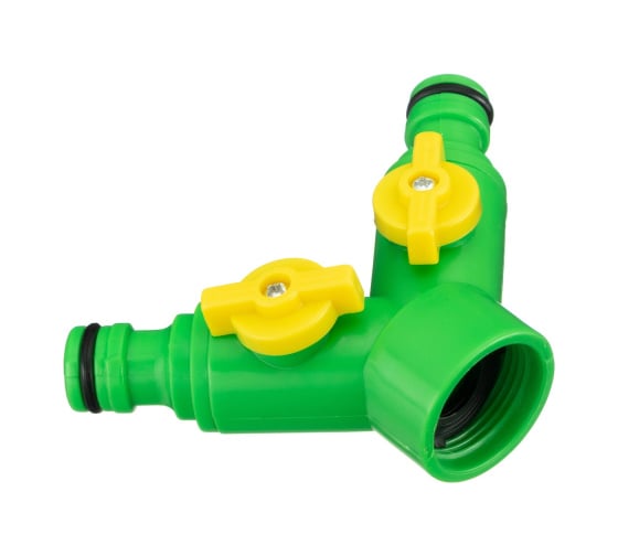 Изображение товара Разветвитель на 2 водяные линии с регулировкой для шланга 3/4" Lite POLYAGRO 7576365