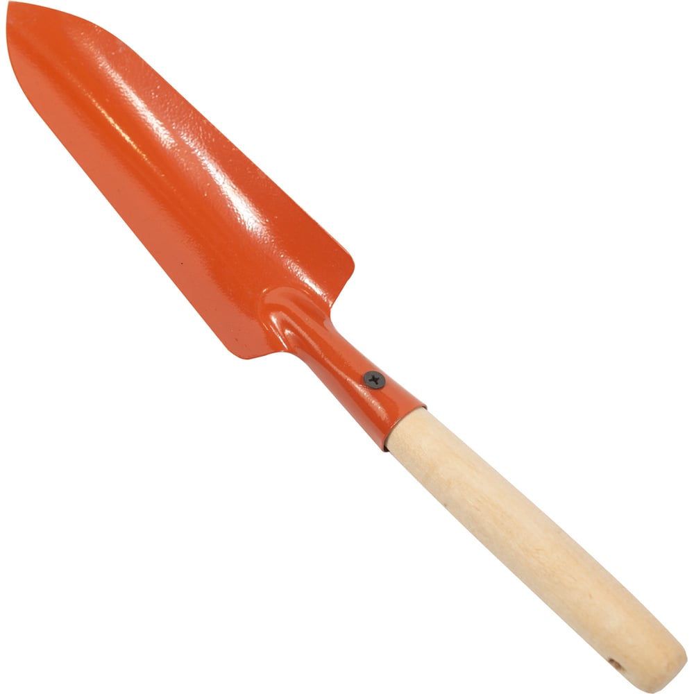 Изображение товара Совок POLYAGRO 7662121 Узкий 60 мм с деревянной рукояткой