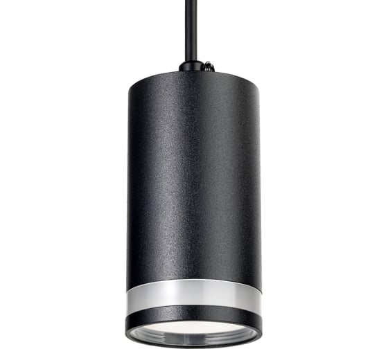 Изображение товара Трековый подвесной светодиодный светильник RITTER Artline цилиндр 55x100mm GU10 230В алюминий/пластик черный 59930 6