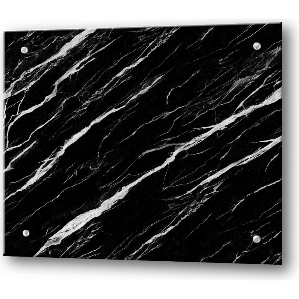 Фартук для кухни на стену/стеновая панель ООО Оптион, цвет черно-белый