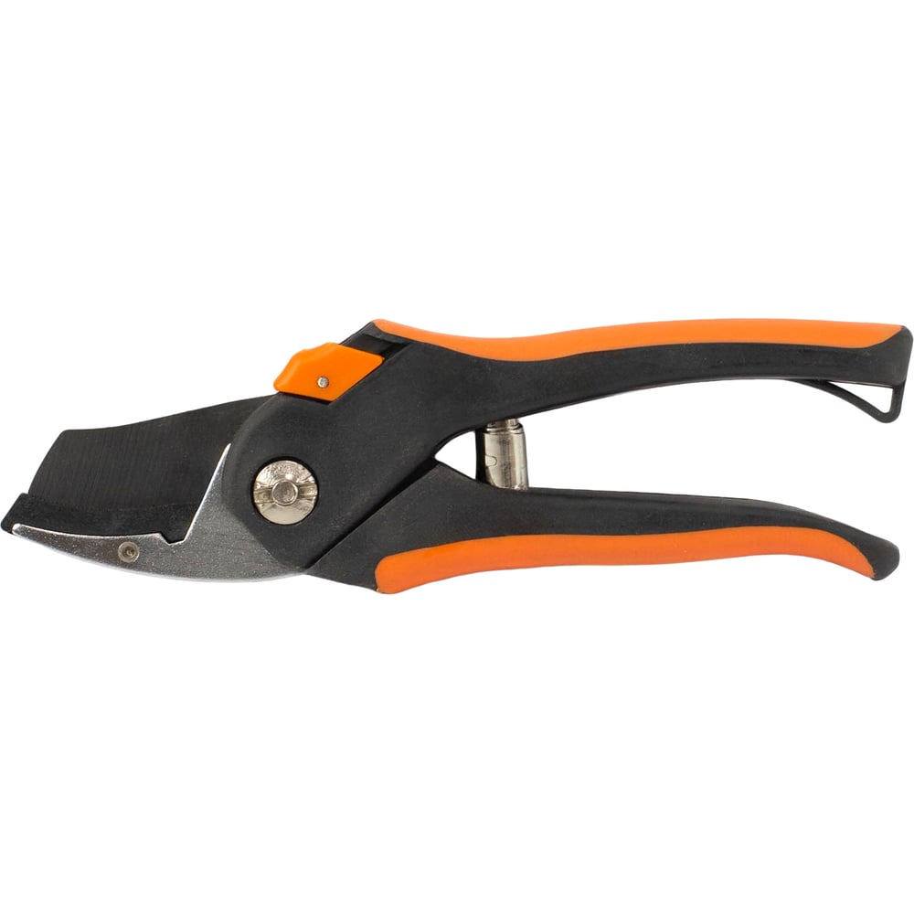 Изображение товара Секатор с наковальней POLYAGRO Master пластиковая обрезиненная рукоятка 7591350