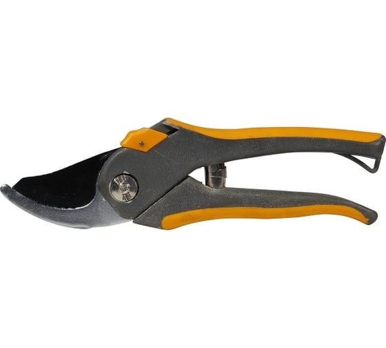 Изображение товара Секатор с наковальней POLYAGRO Master пластиковая обрезиненная рукоятка 7591350