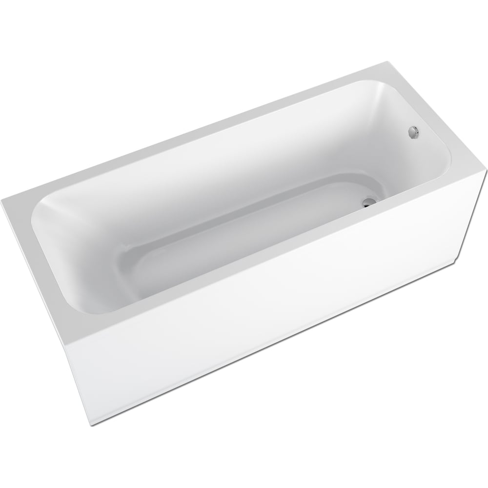 Изображение товара Акриловая ванна МетаКам Strict 1500х700мм белая современная
