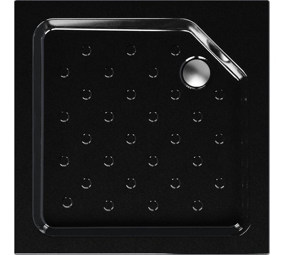 Изображение товара Акриловый душевой поддон МетаКам Universal BLACK N 800 4650208863165