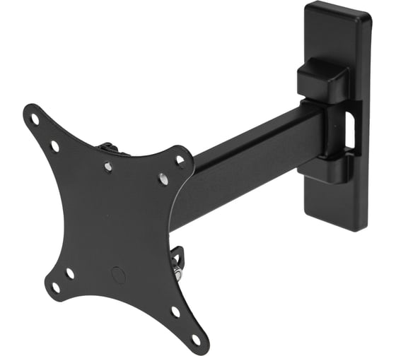 Изображение товара Кронштейн для телевизора REXANT 13-37 дюймов, наклонно-поворотный, одно колено 38-0053-1