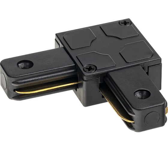 Изображение товара Трековый угловой жесткий коннектор RITTER для соединения шинопровода Artline пластик/медь черный 59746 3