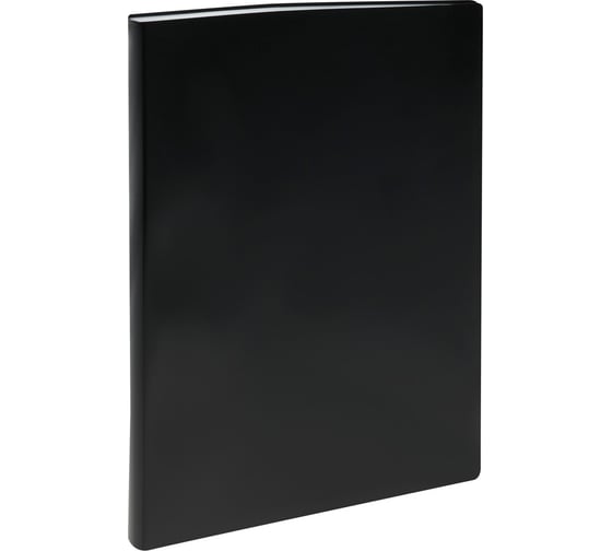 Изображение товара Папка Стамм 100 вкладышей А4, 30 мм, 600 мкм, пластик, черная ММ-32212