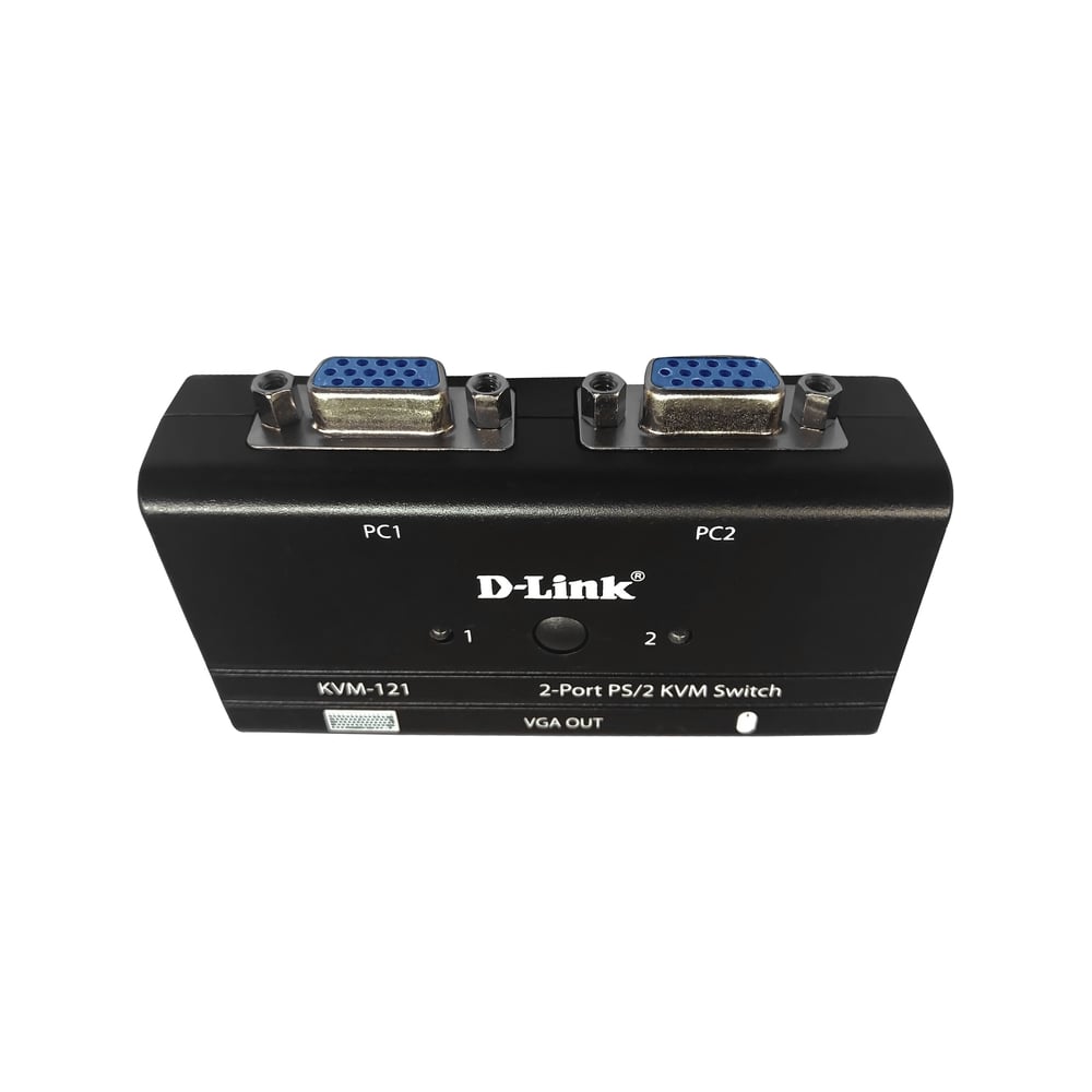 2-портовый kvm-переключатель d-link