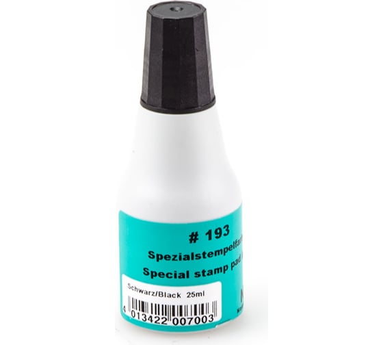 Изображение товара Штемпельная краска для пластифицированных, металлических и других поверхностей GRM 193 25 мл черная 182247012