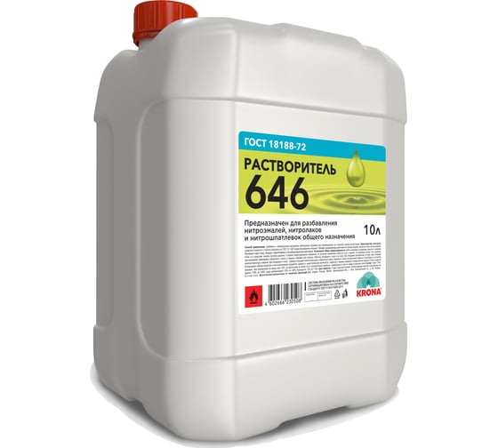 Изображение товара Растворитель 646 KRONA 10 л 66230096