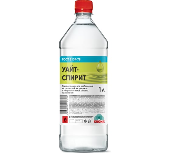 Изображение товара Уайт-спирит KRONA ГОСТ 1 л 66211200