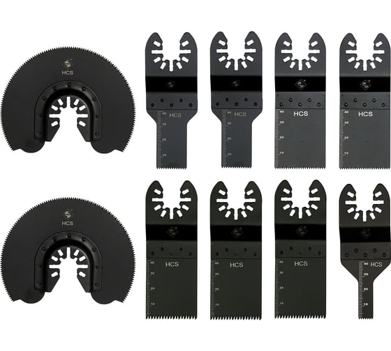 Изображение товара Набор пильных насадок для МФЭ-260 10 шт. Энкор 50469