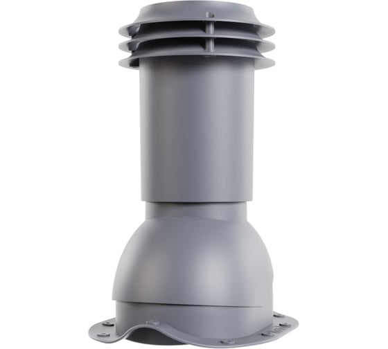 Изображение товара Выход вентиляции канализации для металлочерепицы Viotto серый графит RAL 7024 07.500.03.03.05.100.7024