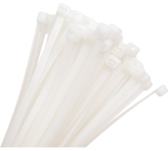 Изображение товара Нейлоновая стяжка Cabeus неоткрывающаяся, безгалогенная (halogen free), 500x4.8 мм, 100 шт. CT-500