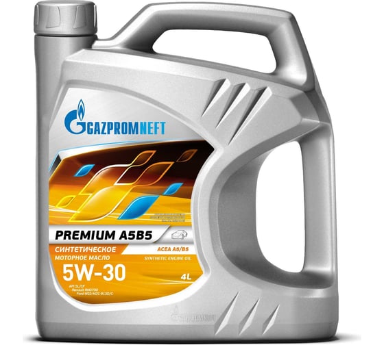 Изображение товара Масло GAZPROMNEFT premium a5b5 5w-30 4л 253142585