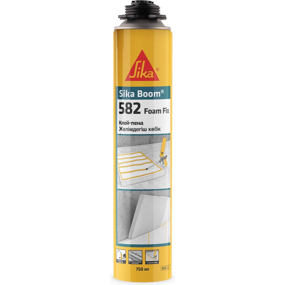 Изображение товара Профессиональная полиуретановая клей-пена SIKA Foam Fix 750 мл для утеплителей