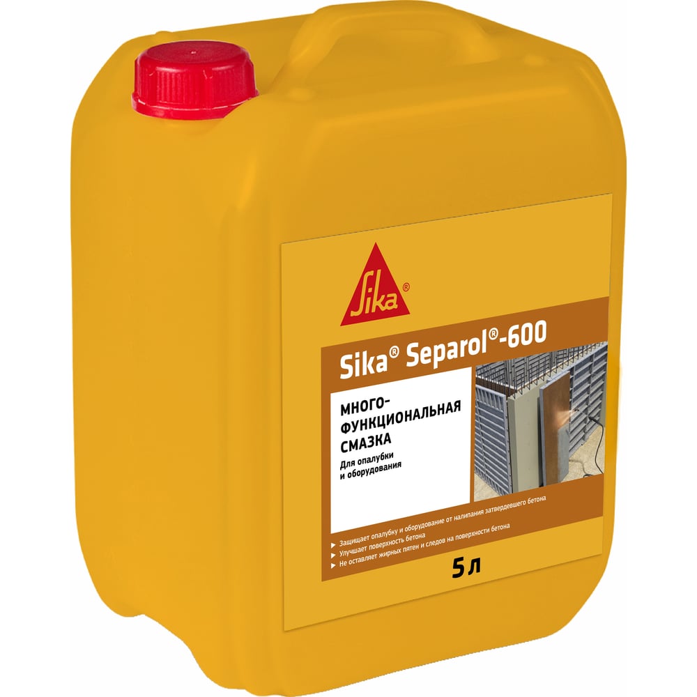 Многофункциональная смазка для опалубки SIKA масло смазка многофункциональная dde multipurpose ер 0 grease 241 543 1 л