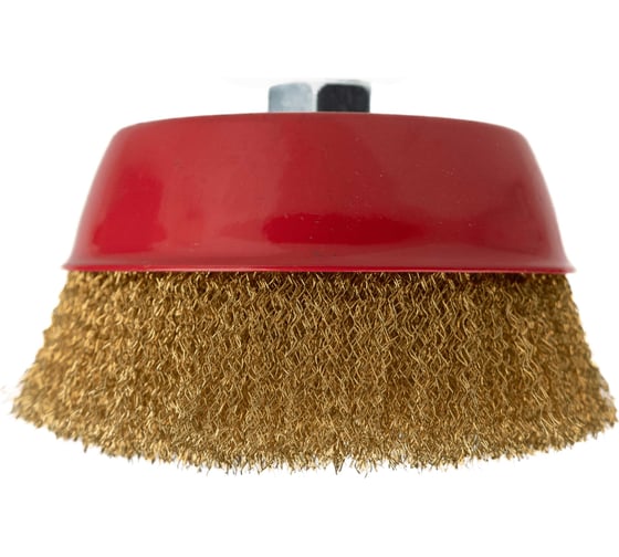 Изображение товара Щетка-чашка SAMGRUPP по металлу для ушм 150/м14 латунная SAMC-030300150