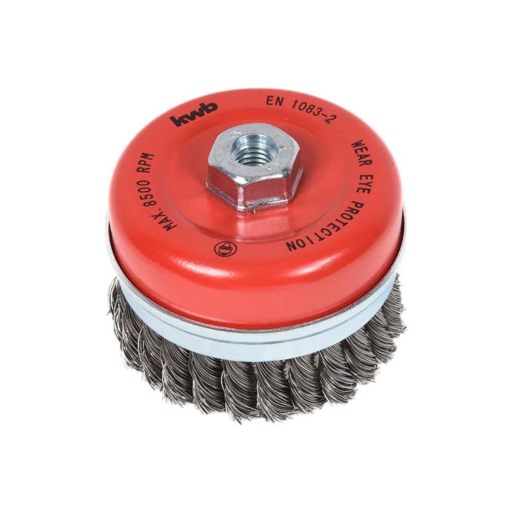 Изображение товара Щетка чашечная М14 100 мм сталь витая для металла и дерева KWB 7192-10