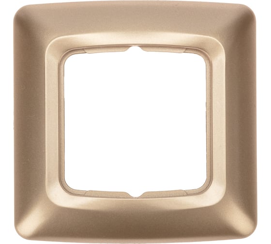 Изображение товара Рамка для розеток KRANZ 1-постовая, золотой металлик KR-78-0315