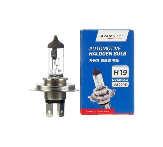 Изображение товара Лампа головного света Avantech H19 12V 60/55W арт. AB0046 1719892