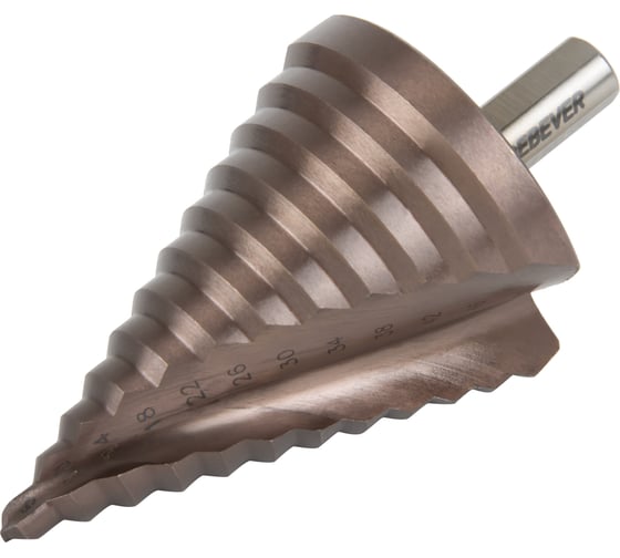 Изображение товара Сверло ступенчатое с винтовой канавкой, 6-50 мм, 12 ступеней, HSS-Co Debever Machining Solutions DB-CP650