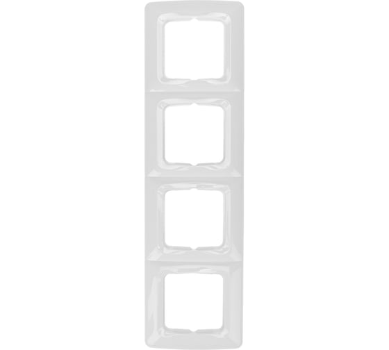 Изображение товара 4-я горизонтальная рамка KRANZ белый KR-78-0228