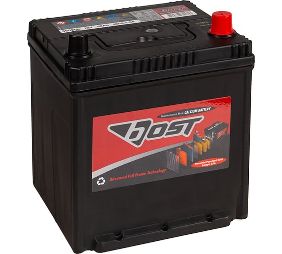 Изображение товара Аккумулятор BOST 50D20L 50R 480 A, 200x172x220 мм 451141