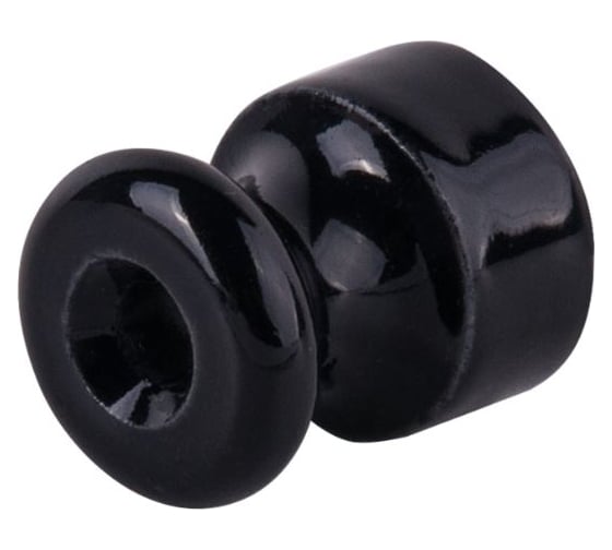 Изображение товара Изолятор WERKEL ретро, без винта, черный, 50 шт. a051448