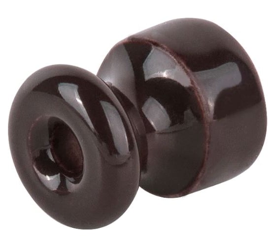 Изображение товара Изолятор без винта WERKEL ретро, коричневый, 100 шт. a051056
