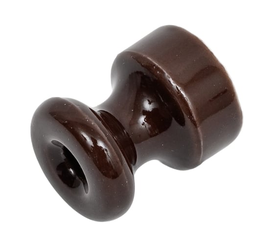 Изображение товара Изолятор без винта WERKEL ретро, коричневый, 50 шт. a051055